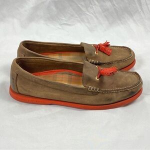Sperry Top Sider Women’s Brown Leather Loafers Non Marking Size 12M